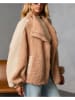 LA Angels Fleecejacke in Beige