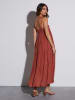 LA Angels Kleid in Cognac