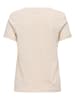 JDY Koszulka w kolorze beżowym