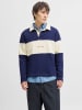 Jack & Jones Sweatshirt in Dunkelblau/ Creme