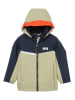 Helly Hansen Regenjacke "Shelter" in Beige/ Dunkelblau