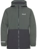 Jack Wolfskin Winterjacke "Snowy Days" in Khaki/ Grau