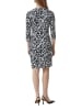 comma Kleid in Schwarz/ Weiß