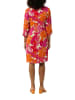 comma Kleid in Pink/ Orange