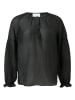 comma Bluse in Schwarz