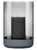 Blomus Windlicht "Calma" grijs - (H)22 x Ø 15 cm