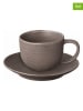 Blomus 4-delige set: koffiekoppen "Kumi" bruin - 190 ml