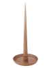 Blomus Kerzenhalter ''Vela'' in Hellbraun - (H)3 x Ø 14,5 cm
