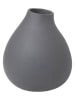 Blomus Vase "Nona" in Grau - (B)15 x (H)17 x (T)15 cm