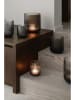 Blomus Windlicht ''Ven'' in Hellbraun - (H)16 x Ø 14 cm