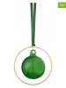 Blomus 4-delige set: kerstballen groen - (H)8,5 x Ø 8cm