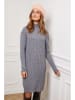 Joséfine Strickkleid "Doumbia" in Grau