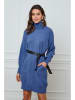 Joséfine Strickkleid "Halof" in Blau