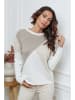 So Cachemire Pullover "Lanos" in Creme/ Beige