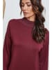 So Cachemire Gebreide jurk "Linoa" bordeaux