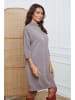 So Cachemire Strickkleid "Major" in Taupe