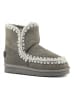 Mou Leder-Winterboots in Grau