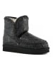 Mou Leder-Winterboots in Schwarz