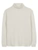 Herrlicher Woll-Rollkragenpullover "Rolli" in Creme
