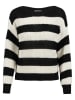 Herrlicher Trui "Louise" crème/zwart