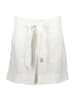 Herrlicher Leinen-Shorts "Nikole" in Weiß