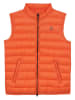 Herrlicher Doorgestikte bodywarmer oranje