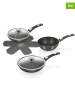 Genius 7tlg. Set: Pfannen "Bonafit" in Grau