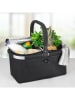 Falko Einkaufskorb "Falko Duo" in Schwarz - (B)48 x (H)27 x (T)28 cm