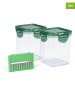 Nicer Dicer 5tlg. Zubehör-Set: "Nicer Dicer Quick Professional" in Grün