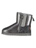Geographical Norway Botki zimowe "Oglitter" w kolorze srebrnym