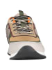 Geographical Norway Sneakers ''Olyno'' in Beige/ Khaki/ Creme