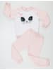 Denokids 2-częściowy zestaw "Baby Cat" w kolorze jasnoróżowym
