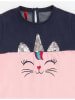 Denokids Kleid "Uni-cat" in Dunkelblau/ Rosa