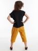 Denokids 2tlg. Outfit "Stay Leo" in Schwarz/ Gelb