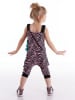 Denokids Jumpsuit "Zebra" lichtroze/zwart