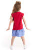 Denokids Kleid "Cat" in Rot