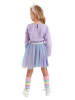 Denokids Sukienka "Catcorn" w kolorze lawendowym