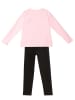 Denokids 2tlg. Outfit "Panda Unicorn" in Rosa/ Schwarz