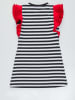 Denokids Jurk "Ladybug" zwart/wit/rood