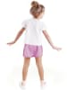 Denokids 2-delige outfit wit/violet