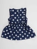 Denokids Jurk "Dotted Strawberry" donkerblauw