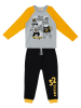 Denokids 2-delige outfit "Play Allday" zwart/grijs