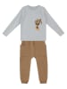 Denokids 2-delige outfit "Pocket Tiger" grijs/lichtbruin