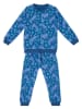 Denokids 2-delige outfit "Dino Park" blauw