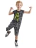 Denokids Overall "Space Rocket" in Grau