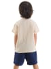 Denokids 2tlg. Outfit "Handsome Muslin" in Beige/ Dunkelblau