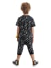Denokids 2-delige outfit: "Vehicles" zwart