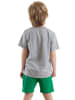 Denokids 2-delige outfit "Croco Boy" groen/grijs