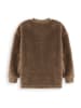 Denokids Fleece trui bruin