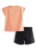 Denokids 2tlg. Outfit in Orange/ Schwarz
